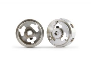 Slot.it magnesium rear rims, size: 16,5 x 8,2x1,5 mm,  for 3/32" axles and M2 grub, 1 pair