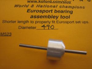 Koford attrezzo per allineare i cuscinetti nei motori Eurosport, diametro: .490"