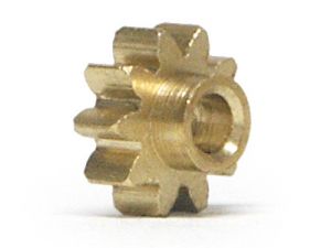 NSR pinion Sidewinder 11 teeth, ultralight, brass, diameter: 6,45mm, recommended for 1270 motor support, 2 pcs 