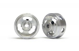 Slot.it magnesium hollow wheels, size: 15,8x8,2x1,5mm ,  for 3/32" axles and M2 grub, 1 pair