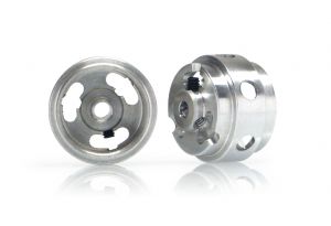 Slot.it magnesium hollow wheels, size: 15,8x10,2x1,5mm ,  for 3/32" axles and M2 grub, 1 pair