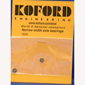 Koford 3/32" narrow width axle ball bearings
