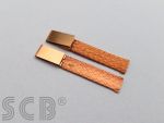 SCB braids High Speed, material: copper shining , measurements: 5,30mm x 0,65mm x 28mm, 5 pairs