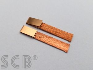 SCB braids High Speed, material: copper shining , measurements: 5,30mm x 0,65mm x 28mm, 5 pairs