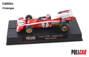 Policar Ferrari 312 B2  #7 Jarama 1972 pilota: Mario Andretti