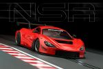 NSR McLaren 720S GT3 Test Car rossa