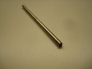 Cahoza assale diametro 3/32" forato EDM, foro 1,5mm, 1 pezzo