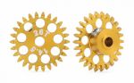 MR anglewinder gear 26 teeth, fits 3/32’ axle, ergal, diameter: 14,5mm, M2,5 setscrews, use with 7,5mm pinion gears