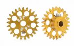 MR anglewinder gear 25 teeth, fits 3/32’ axle, ergal, diameter: 14,5mm, M2,5 setscrews, use with 7,5mm pinion gears