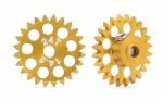 MR anglewinder gear 24 teeth, fits 3/32’ axle, ergal, diameter: 14,5mm, M2,5 setscrews, use with 7,5mm pinion gears