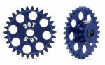 MR sidewinder  gear 30 teeth, fits 3/32’ axle, ergal, diameter: 16,5mm, M2,5 setscrews, use with 4,5mm pinion gears