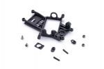 Slot.it anglewinder motor mount  0.0mm Offset for Boxer/Flat EVO6 motors - Carbon fiber