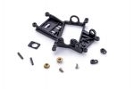 Slot.it anglewinder motor mount  0.0mm Offset for Boxer/Flat EVO6 motors - standard bearing version - Carbon fiber