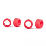 NSR gomme posteriori rosse, slick a basso profilo, 20 x 10,  per cerchi da 16,9 a 17mm di diametro, 25 coppie