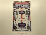 Minimax Rothmans 1/24 scale stickers, designed for Attan BMW DTM