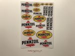 Minimax Pennzoil 1/24 scale stickers