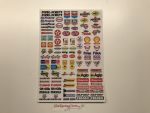 Minimax 1/24 scale racing stickers
