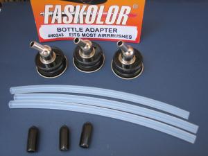 Faskolor airbrush bottle adapters