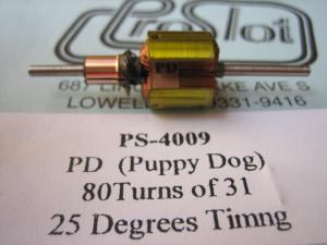 ProSlot indotto "PD" Puppy Dog, 80t31g,  anticipo 25 gradi