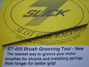 Slick-7 3/32" motor brush grooving tool