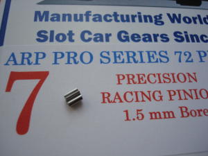 ARP 7 tooth 72 pitch 1,5mm stainless steel pinion