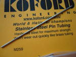 Koford stainless steel pin tubing