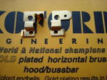 Koford horizontal gold plated aluminium brush hoods for all koford endbells