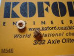Koford 3/32"axle oilites