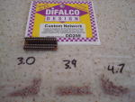 Difalco 3 sets of resistors for Difalco HD30: 87, 113, 136 ohms of total resistance  for higher speed tracks and motors.