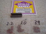 Difalco 3 sets of resistors for Difalco HD30: 64, 87, 113 ohms of total resistance for high power G15,G20,G27,G7,Eurospo