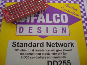 Difalco 180 ohm total resistance for Difalco HD30 controllers