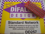 Difalco 78 ohm total resistance for Difalco HD30 controllers