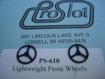 ProSlot super light 1/2" Front Wheels