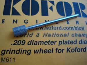 Koford .209" diameter plated diamond grinding wheel (5,32mm) 