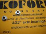 Koford 3/32" shielded rear  axle ball bearings
