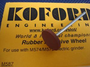 Koford rubber polishing wheel for grinder