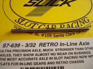 Slick-7 3/32" Retro In-Line axle