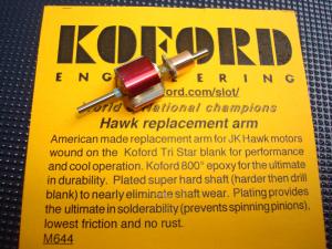 Koford indotto Hawk, 75t31, anticipo 18 gradi